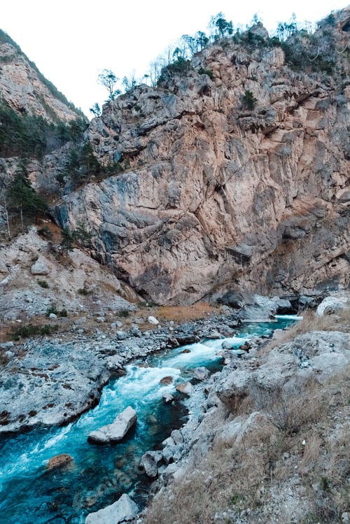Preview: Mountain river in the valley