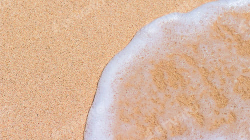 Preview: Yellow Sand and Gentle Wave, Right Side, Nikki Beach, Bali, Indonesia