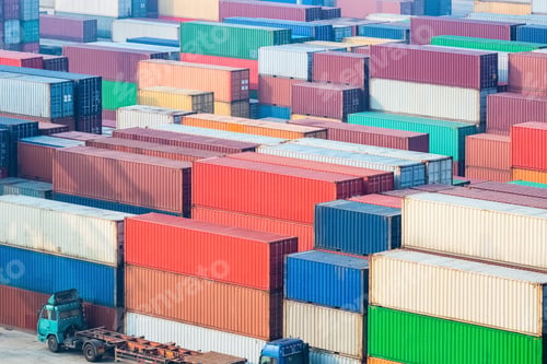 Preview: container freight station closeup