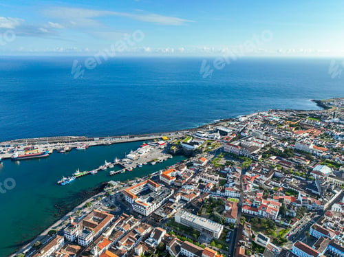 Preview: Cruise port and coastline in Ponta Delgada
