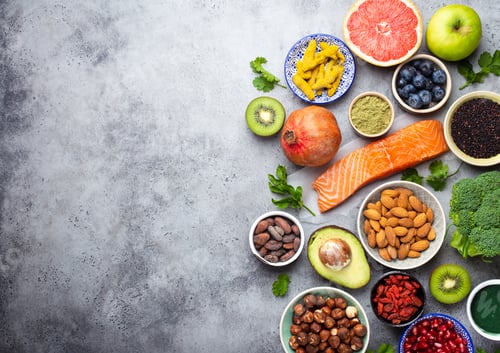 Preview: Various superfoods selection