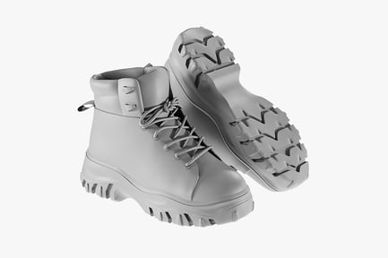 Preview: Women's Ankle Boots - Lace-Up Hiking Style