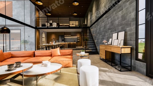 Vorschau: 3D-Hausinterieur