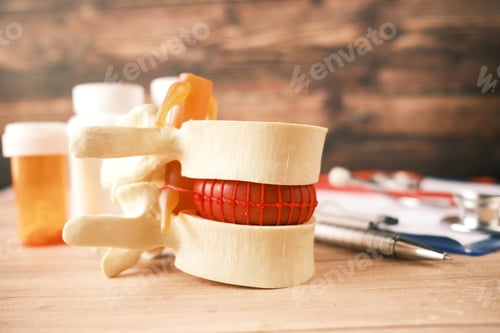 Preview: sample of Spinal cord on clinic desk