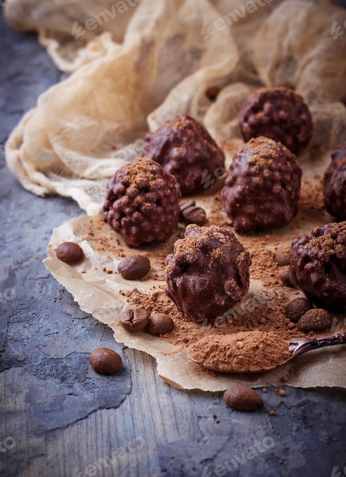 Preview: Chocolate truffles candy