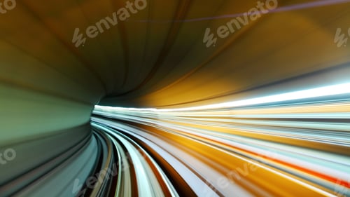 Preview: Traffic trail in tunnel