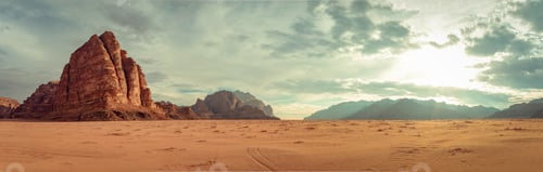 Preview: Jabal Al-Mazmar pillars panoramic