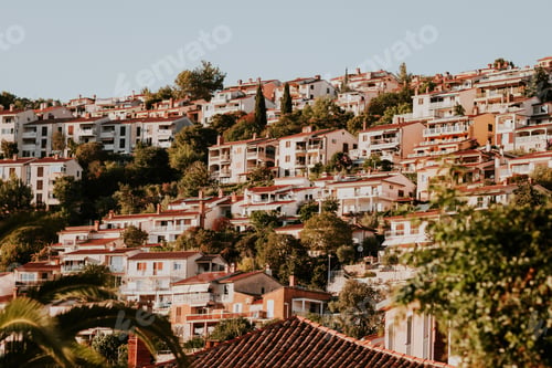 Preview: Traditional old houses on top of a hill in Croatia