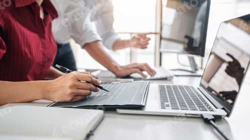 Preview: Programmers cooperating at Developing programming and website wo