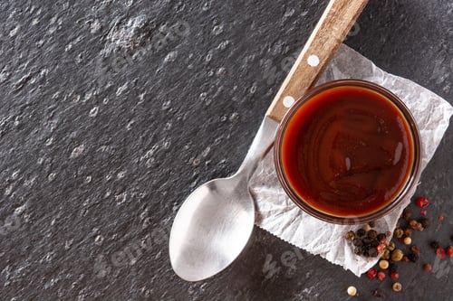 Preview: Barbecue sauce in a bowl