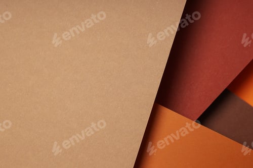 Preview: Mockup, abstraction, colorful colored paper, top view