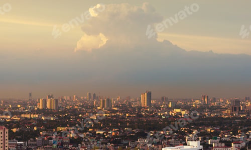 Preview: Buildings at Sunset in Bangkok, Thailand