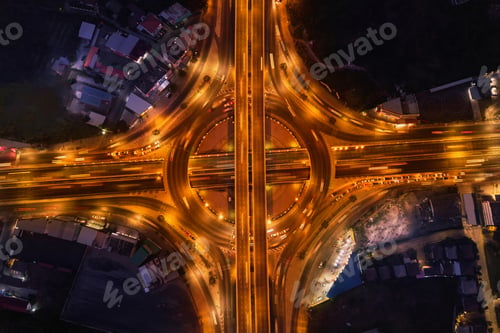 Preview: Bangkok downtown, Thailand in urban city in Asia.