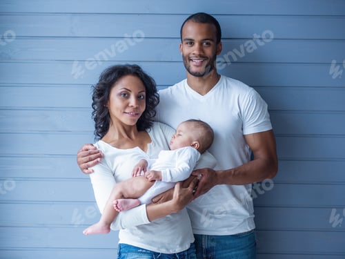 Visualização: Família afro-americana