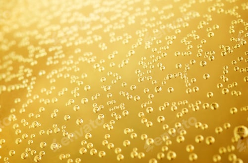 Preview: Gold background bubble texture.