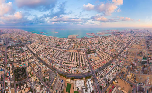 Preview: Dubai Downtown skyline, United Arab Emirates or UAE. Urban city.