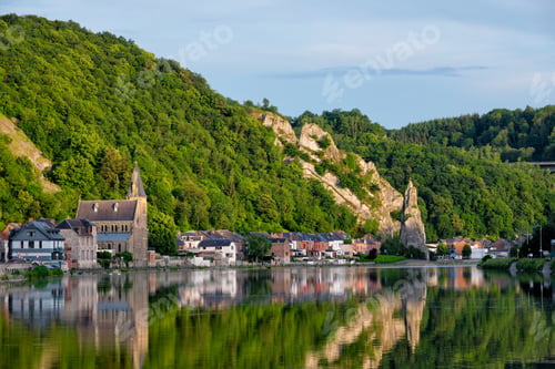 Preview: View of picturesque Dinant city. Belgium