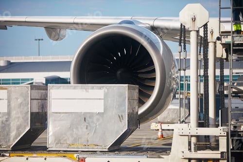 Preview: Loading of cargo containers to plane at airport