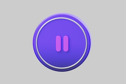 Preview: Violet pause media button