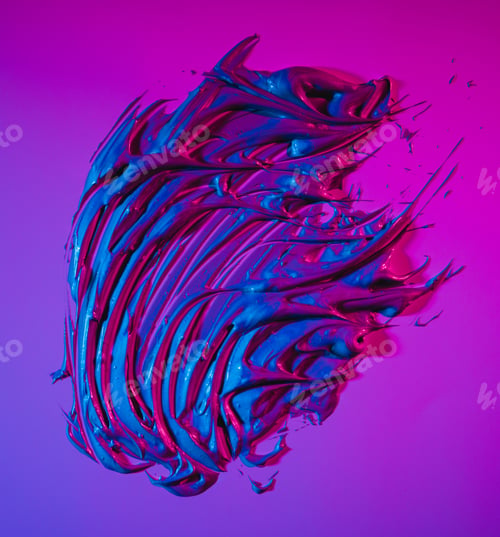 Preview: Puddle of neon paint