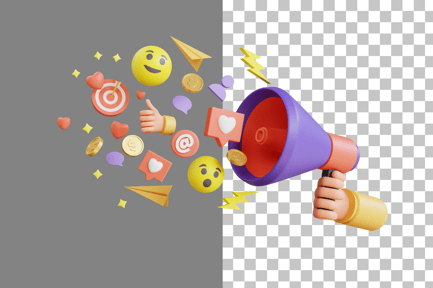 Preview: Business Marketing 3D Icon