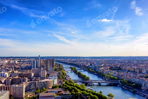 Preview: Scenic panorama of Paris from Eiffel's tower