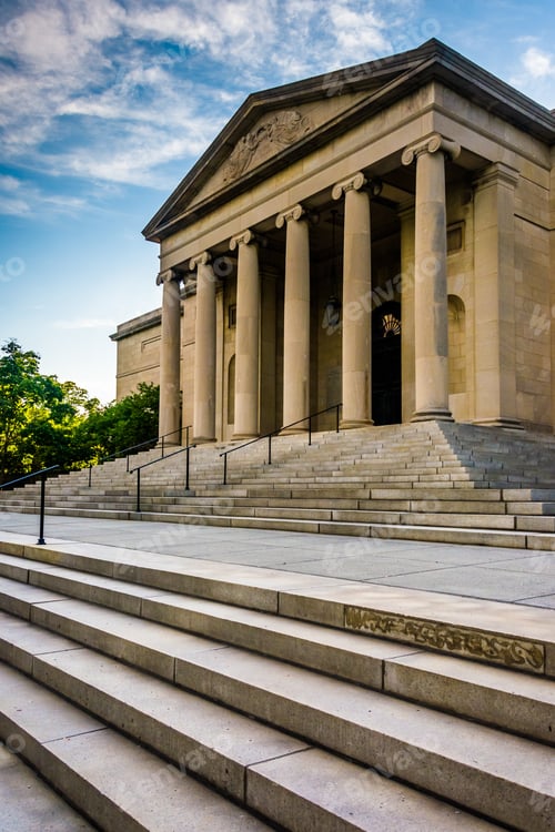 Preview: Steps To The Museum Of Art In Baltimore, Maryland.