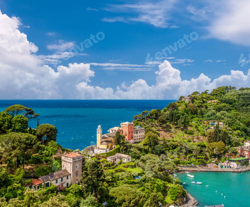 Preview: Portofino village on Ligurian coast, Italy