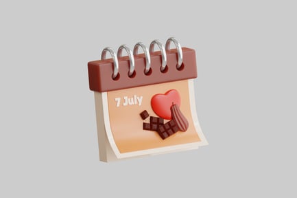 Preview: Chocolate calendar date july
