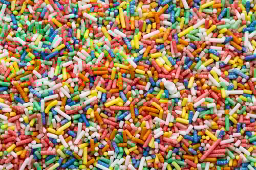 Preview: Colorful Sprinkles Background for Cakes and Cupcakes