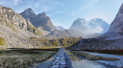 Preview: Lac Des Vaches, Vanoise national park in french alps, France