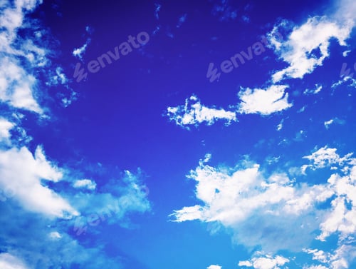 Preview: Blue sky with clouds
