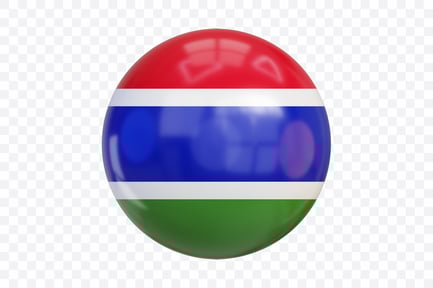 Preview: 3D Gambia Flag