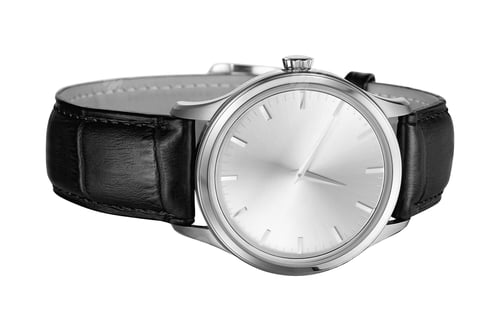 Preview: modern watch isolated on a white