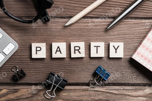 Visualização: Conceito de natureza morta de negócios