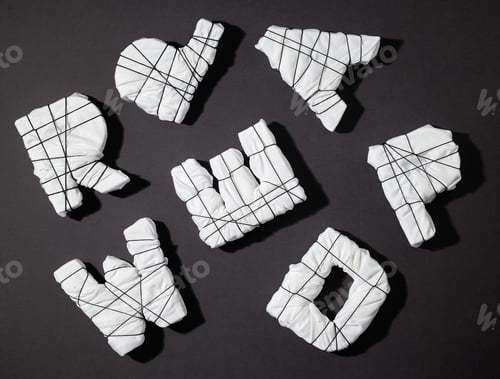 Preview: various wrapped letters