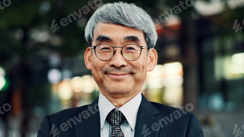 Preview: Happy, confident and portrait of businessman in city with positive attitude for finance career. Smi
