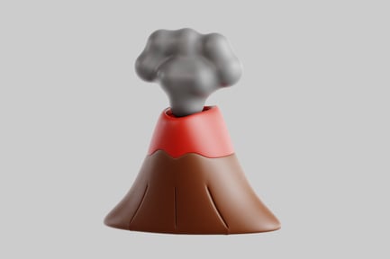 Preview: Cone with elongated grey form