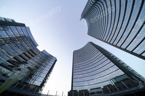Preview: Modern buildings at the Gae Aulenti square, Milan