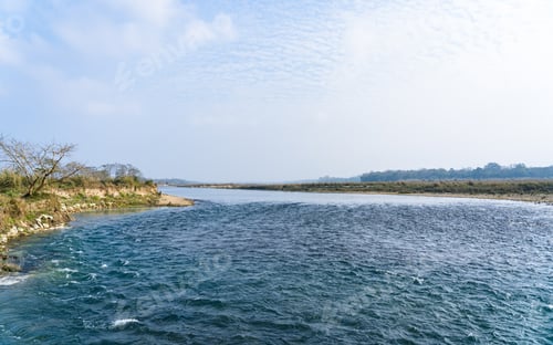 Preview: Landscape view of Rapti river in Chitwan