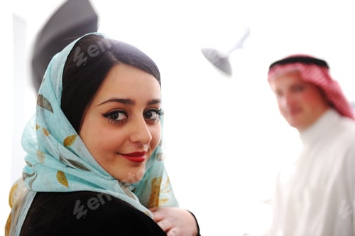 Preview: Arabic Couple, Wife And Husband