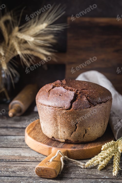 Preview: Round rye bread