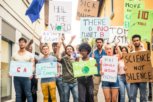 Preview: Activists demonstrating against global warming
