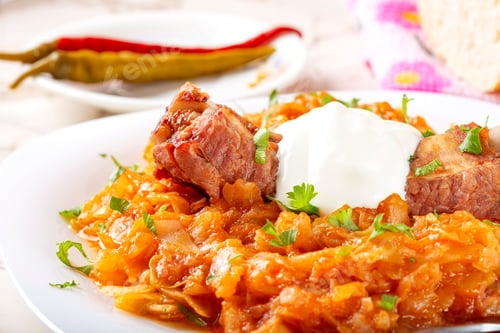 Preview: Cabbage stew with pork ribs