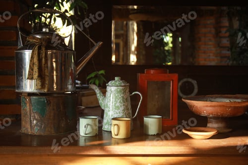 Preview: Antique house kitchen