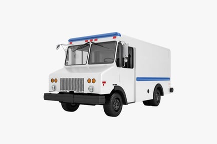 Preview: Postal Service Truck: Delivery Van