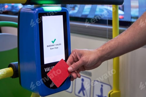 Preview: Passenger paying bus ticket