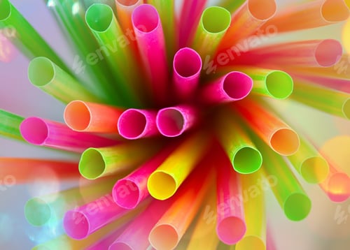 Preview: Plastic drinking straws