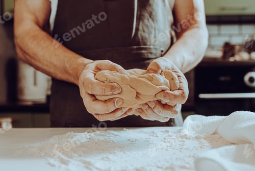Preview: Cooking homemade dough, bread, homemade noodles