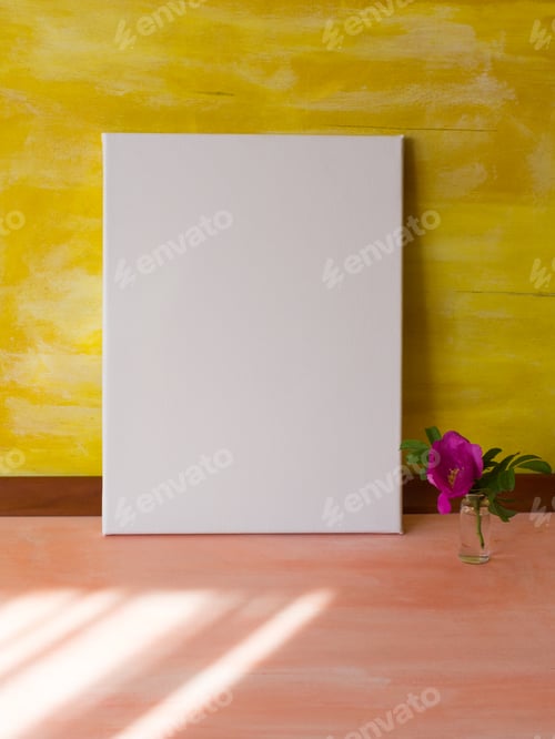 Preview: Blank canvas frame.